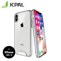 JCPAL iGuard DualPro Ultra Slim Case for iPhone Xs / X ShockProof Soft TPU Transparent Clear Case Shell